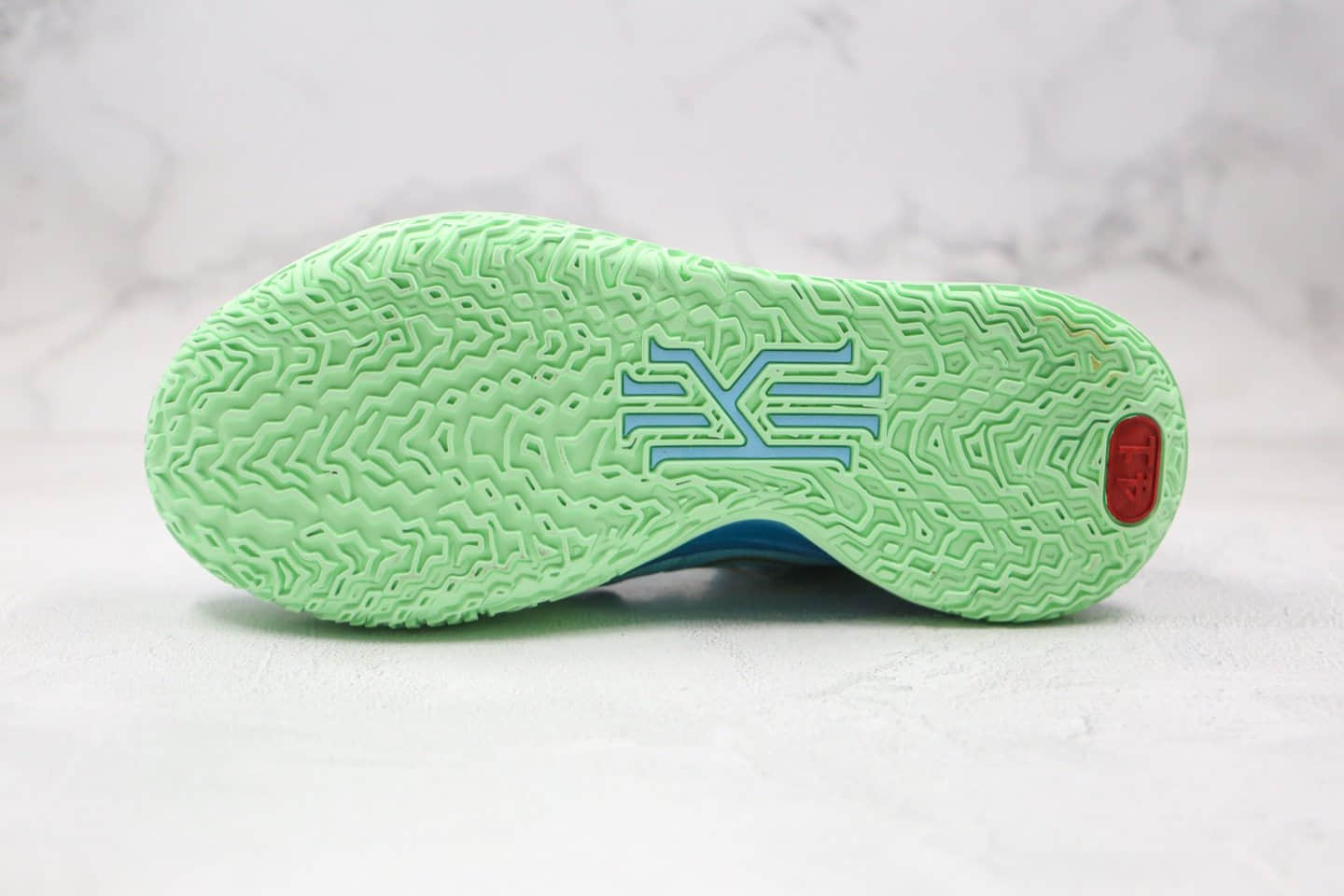 耐克Nike Kyrie 7 Pre Heat Ep纯原版本欧文7代蓝绿色实战篮球鞋内置气垫 货号：DC0588-400