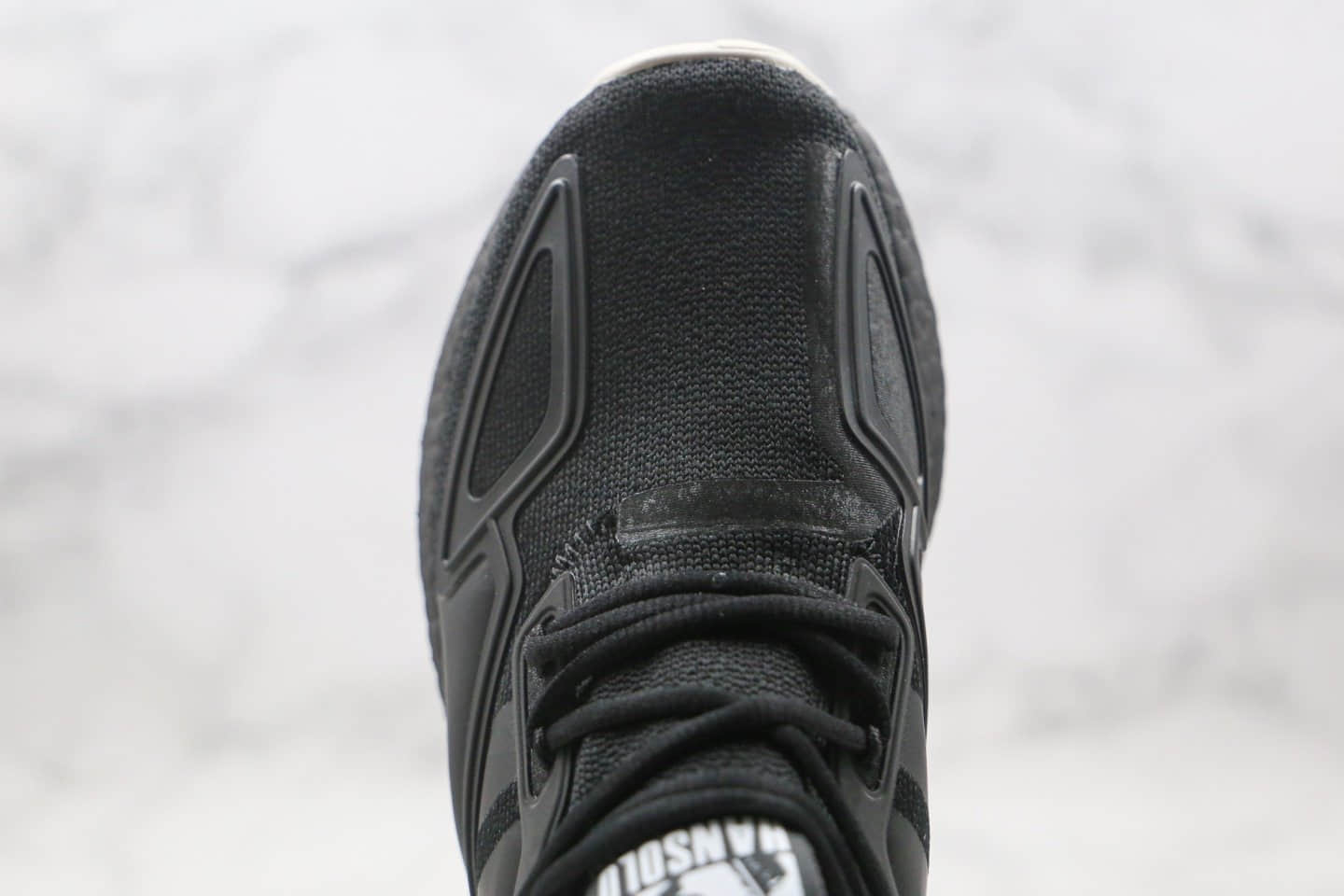 阿迪达斯Adidas Originals ZX 2K Boost纯原版本三叶草ZX 2K爆米花跑鞋白黑色人像配色原楦头纸板打造 货号:FX9113