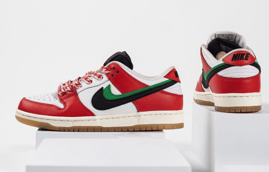 芝加哥氛围?Frame Skate x Nike SB Dunk Low最新实物图释出! 货号:CT2550-600