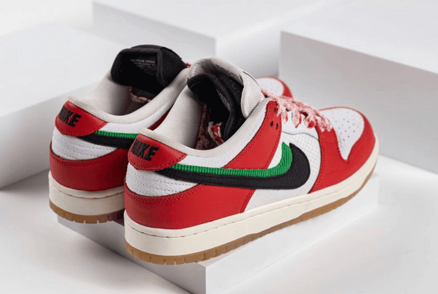 芝加哥氛围?Frame Skate x Nike SB Dunk Low最新实物图释出! 货号:CT2550-600