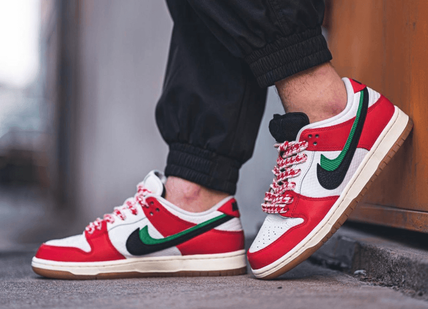 芝加哥氛围?Frame Skate x Nike SB Dunk Low最新实物图释出! 货号:CT2550-600