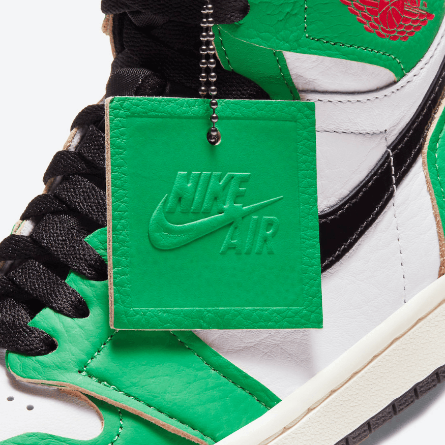 酷似喜力Dunk!全新AJ1 “Lucky Green”10月14日发售! 货号:DB4612-300