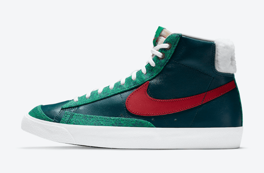 Nike Blazer Mid '77 Mid圣诞节配色曝光!即将登场! 货号:DC1619-300