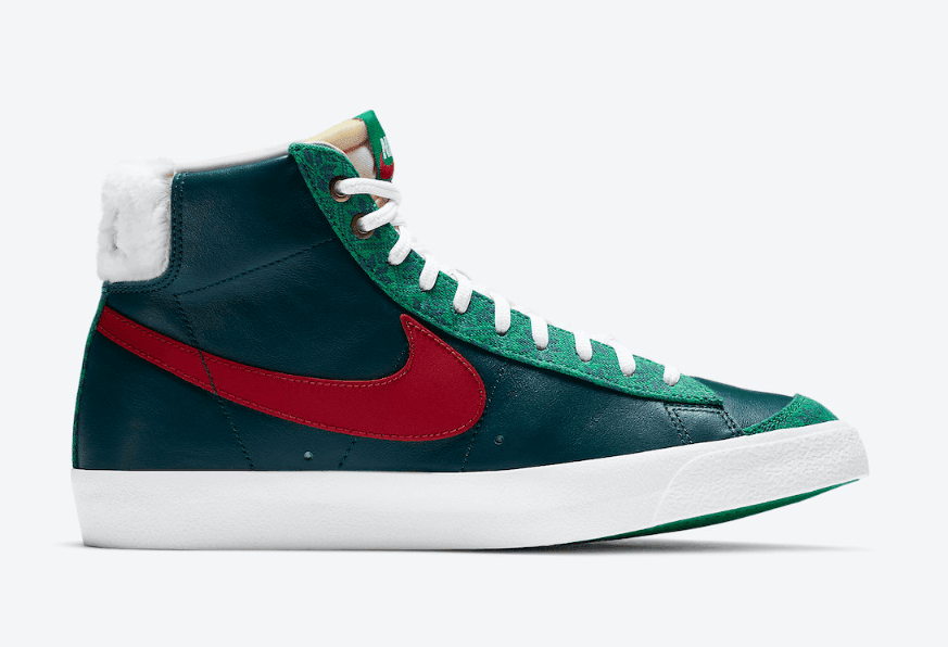 Nike Blazer Mid '77 Mid圣诞节配色曝光!即将登场! 货号:DC1619-300
