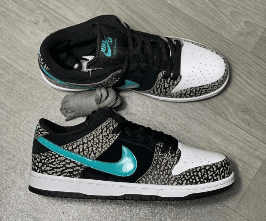 atmos联名同款配色!大象纹SB Dunk今年11月发售!