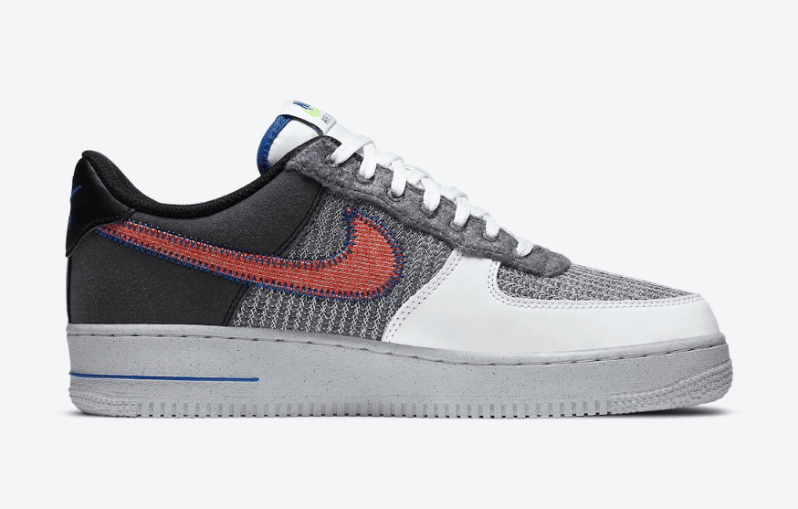 可回收材料打造!复古十足!全新AF1即将登场! 货号:CU5625-122