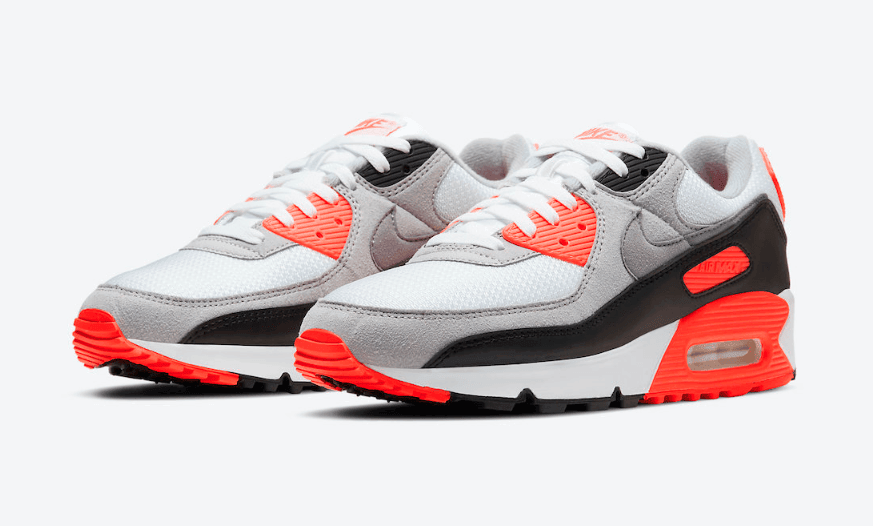 元年红外线配色Air Max 90“Infrared”复刻版官图释出!11月9日发售! 货号:CT1685-100