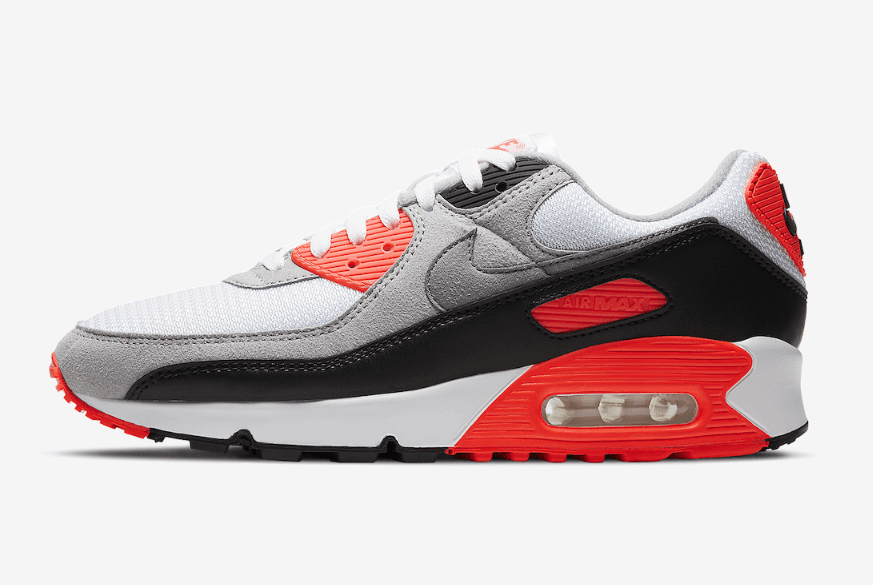 元年红外线配色Air Max 90“Infrared”复刻版官图释出!11月9日发售! 货号:CT1685-100