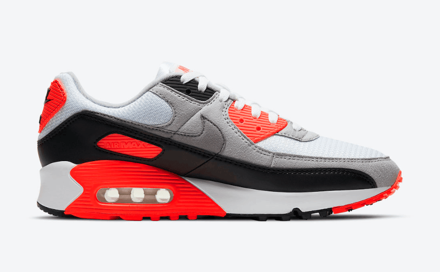 元年红外线配色Air Max 90“Infrared”复刻版官图释出!11月9日发售! 货号:CT1685-100