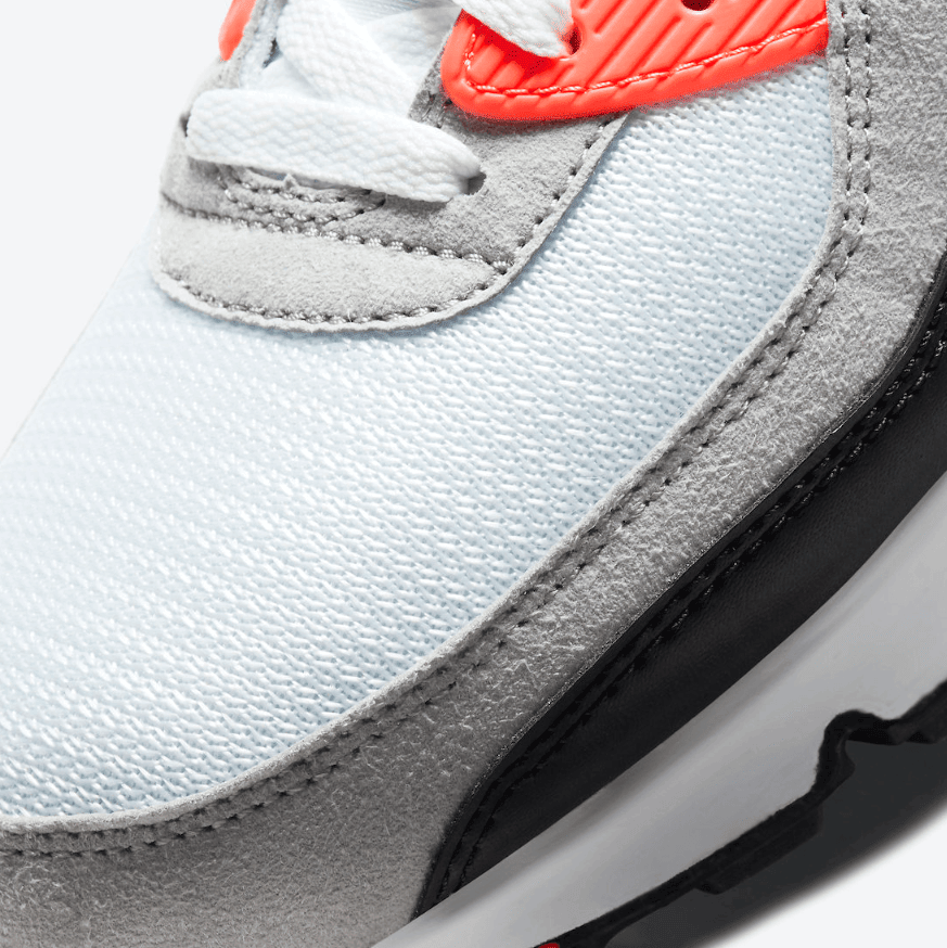 元年红外线配色Air Max 90“Infrared”复刻版官图释出!11月9日发售! 货号:CT1685-100