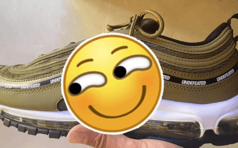 天价联名复刻!?Undefeated x Nike Air Max 97实物首度曝光! 货号:DC4830-300