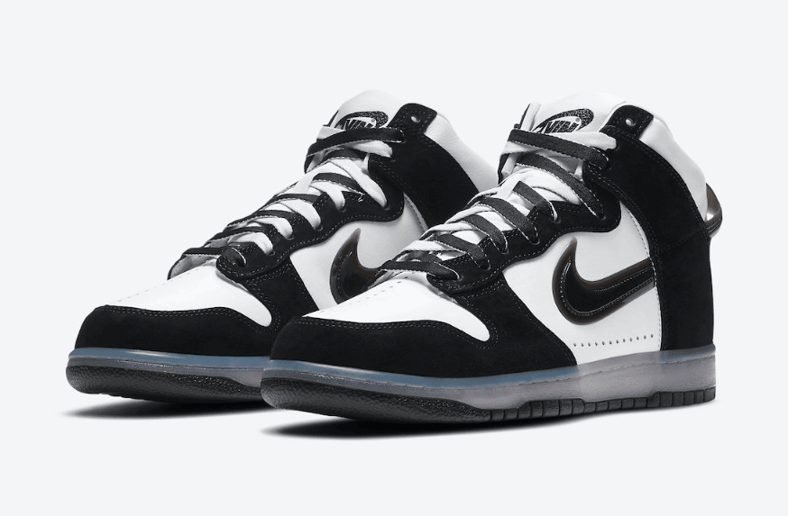 已市售配色市价近四千!Slam Jam x Nike Dunk High黑白熊猫配色本月月底发售! 货号:DA1639-101