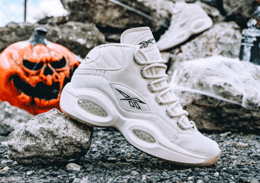 可撕鞋面!Reebok Question Mid 万圣节主题配色10月14日发售! 货号:FZ1357