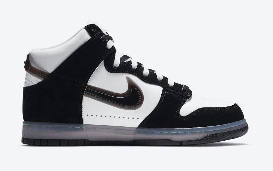 已市售配色市价近四千!Slam Jam x Nike Dunk High黑白熊猫配色本月月底发售! 货号:DA1639-101