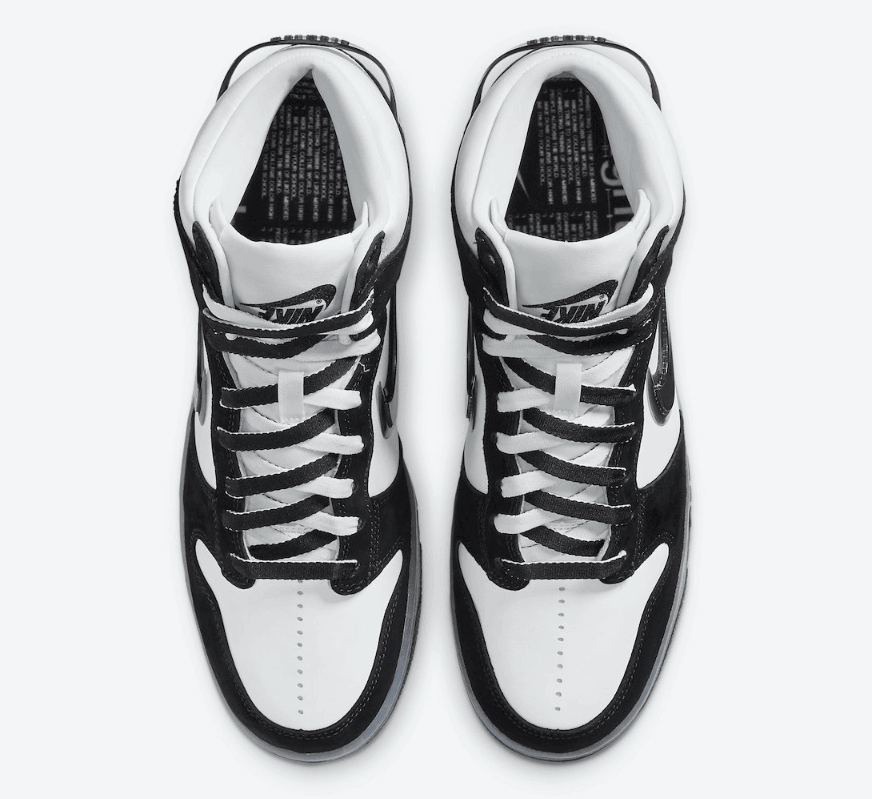 已市售配色市价近四千!Slam Jam x Nike Dunk High黑白熊猫配色本月月底发售! 货号:DA1639-101