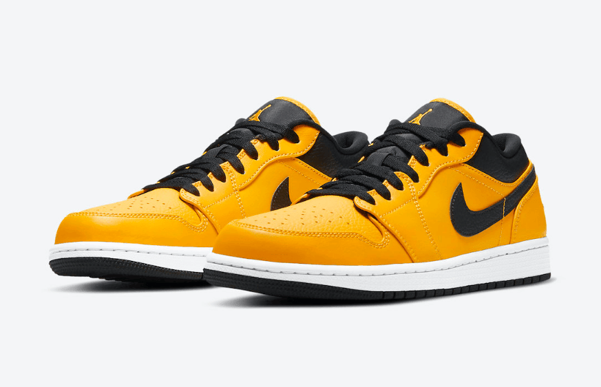 吸睛黑黄装扮!低帮AJ1又有新配色了! 货号:553558-700