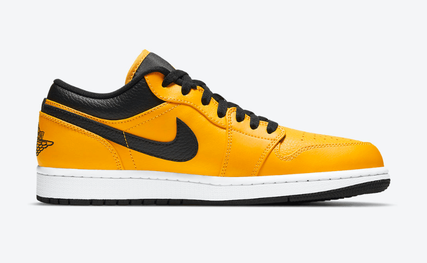 吸睛黑黄装扮!低帮AJ1又有新配色了! 货号:553558-700