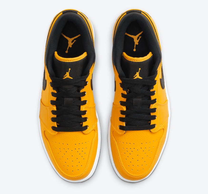 吸睛黑黄装扮!低帮AJ1又有新配色了! 货号:553558-700
