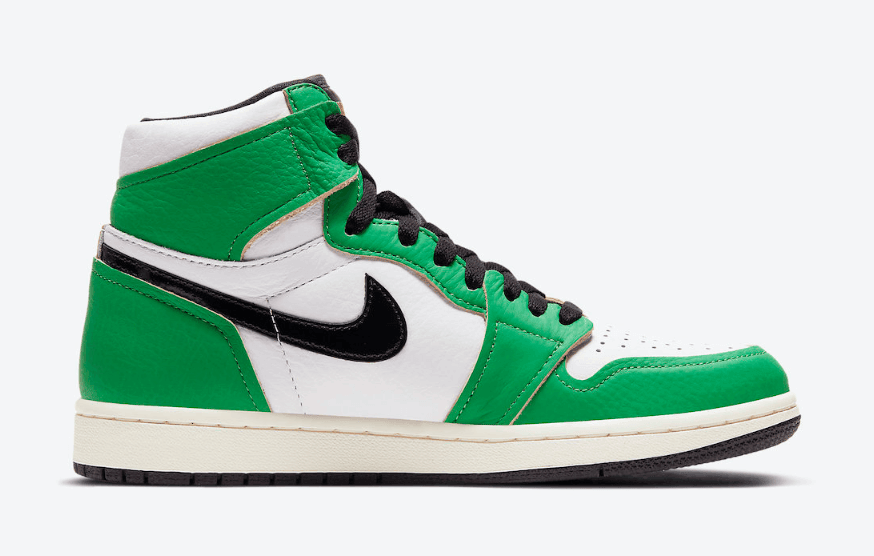 酷似喜力Dunk!全新AJ1 “Lucky Green”10月14日发售! 货号:DB4612-300