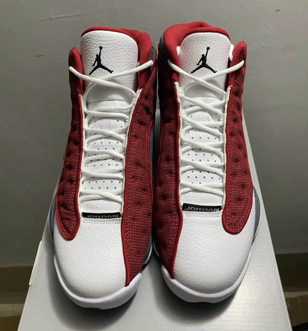 GIGI配色姐妹款?AJ13“ Red Flint”最新实物曝光! 货号:414571-600