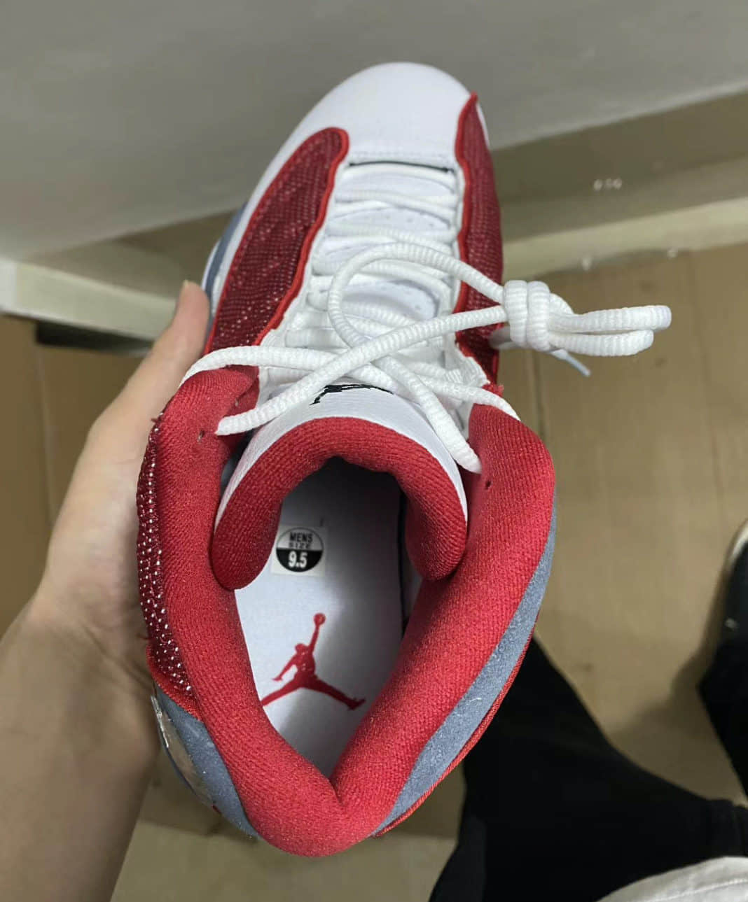 GIGI配色姐妹款?AJ13“ Red Flint”最新实物曝光! 货号:414571-600