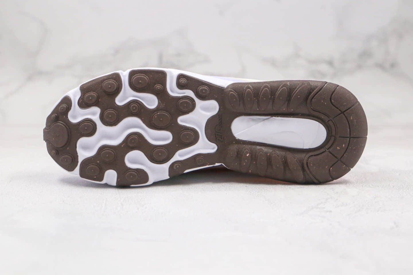 耐克Nike Air Max 270 React QP White Light Blue纯原版本半掌气垫Max270米白紫橙色马卡龙糖果色气垫鞋原盒原标 货号:DC3276-101