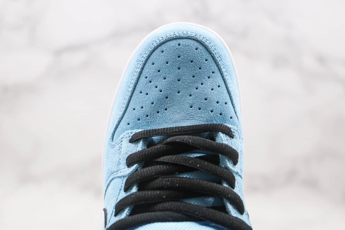 耐克Nike SB Dunk Low Pro Club 58 Gulf x WE CLUB 58联名款纯原版本低帮SB DUNK海湾赛车队元素蓝色58板鞋内置后跟Zoom气垫 货号：BQ6817-401