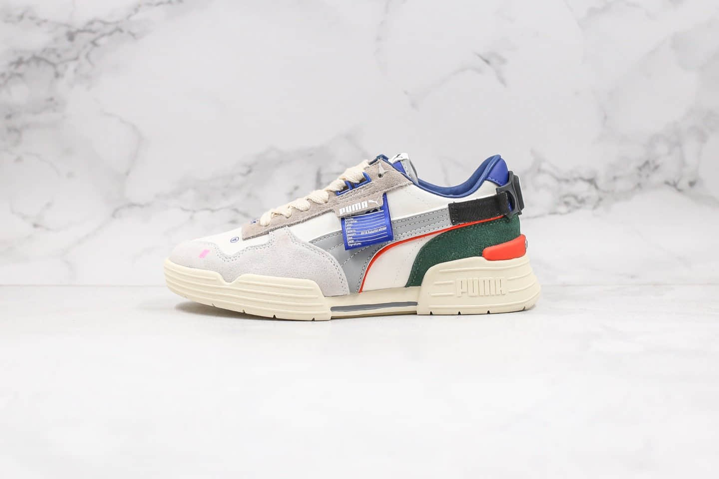 彪马Puma CGR ADER ERROR联名款纯原版本3M反光米白灰蓝厚底复古鞋原鞋开模一比一打造 货号:370108-01