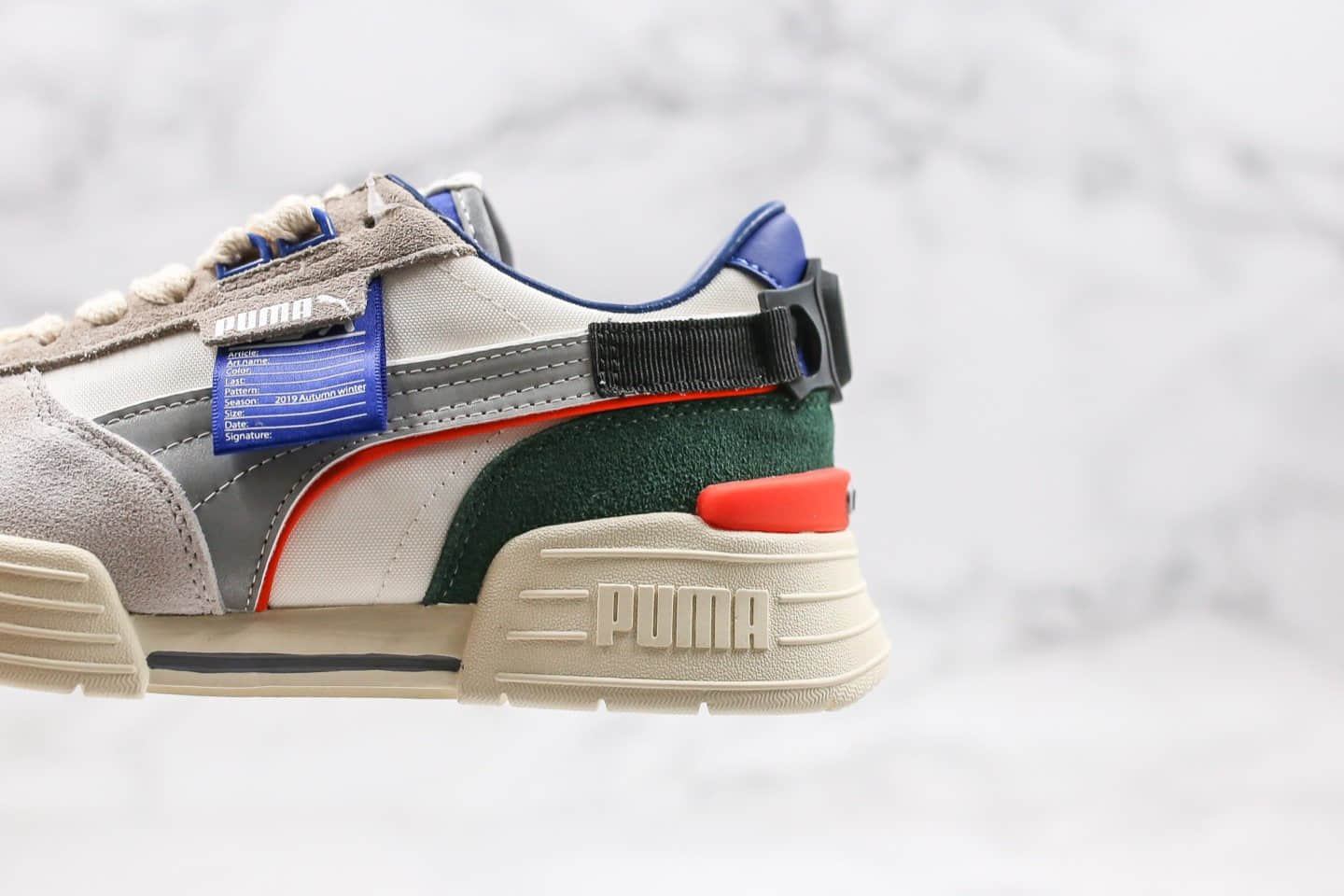 彪马Puma CGR ADER ERROR联名款纯原版本3M反光米白灰蓝厚底复古鞋原鞋开模一比一打造 货号:370108-01