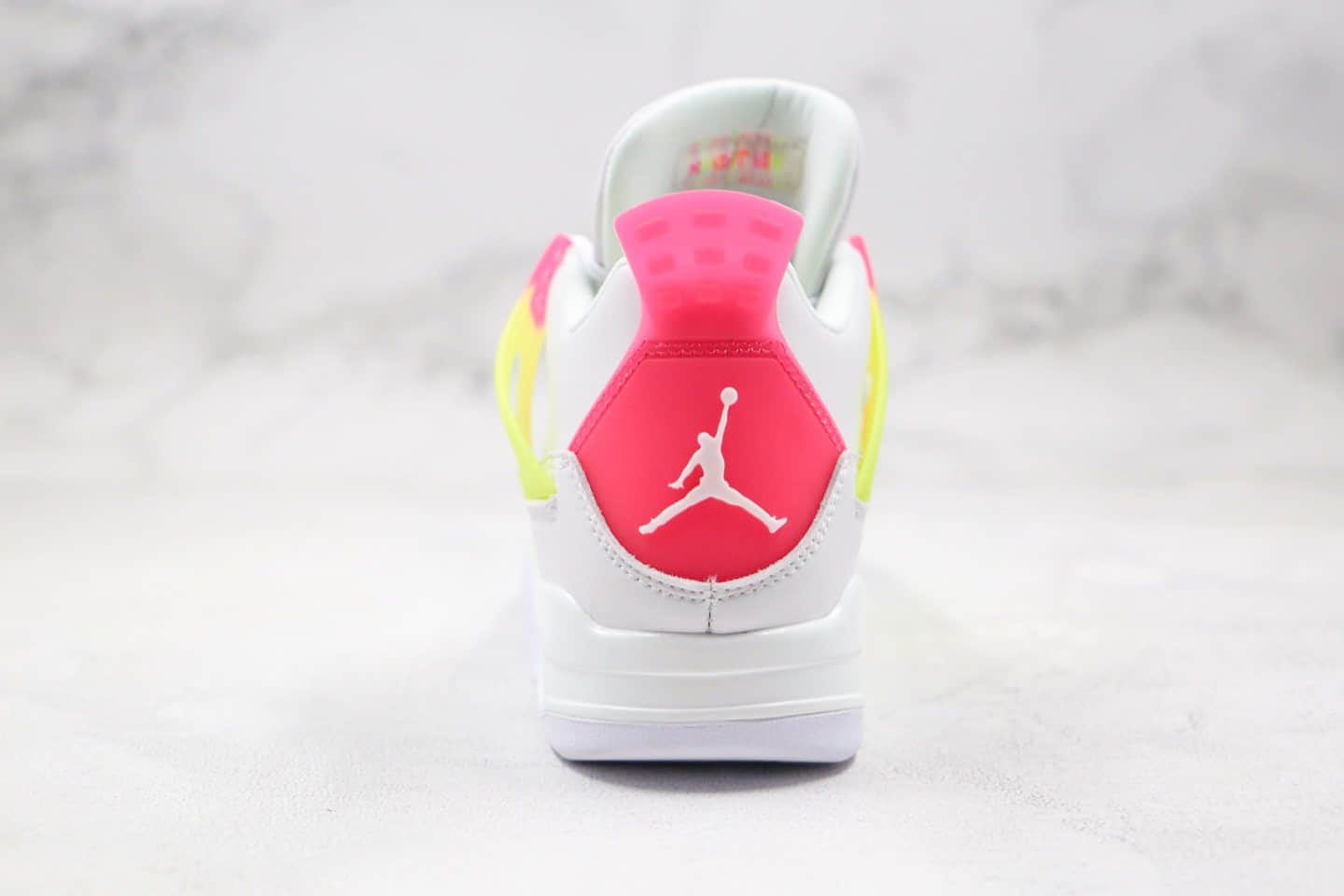 乔丹Air Jordan 4 GS Lemon Venom纯原版本糖果白粉绿色AJ4篮球鞋原档案数据开发 货号:CV7808-100