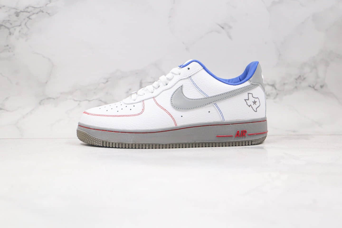 耐克Nike Air Force 1 Low纯原版本低帮空军一号灰白蓝色板鞋原鞋开模打造 货号:DH0902-108