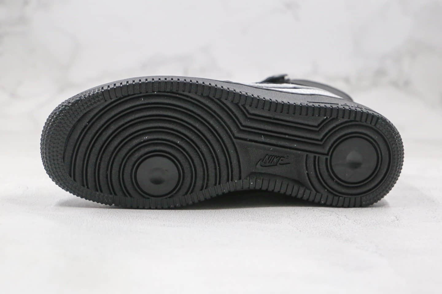 耐克Nike Air Force 1 High纯原版本高帮空军一号3M黑银色原楦头原纸板开发 货号:CU4159-001