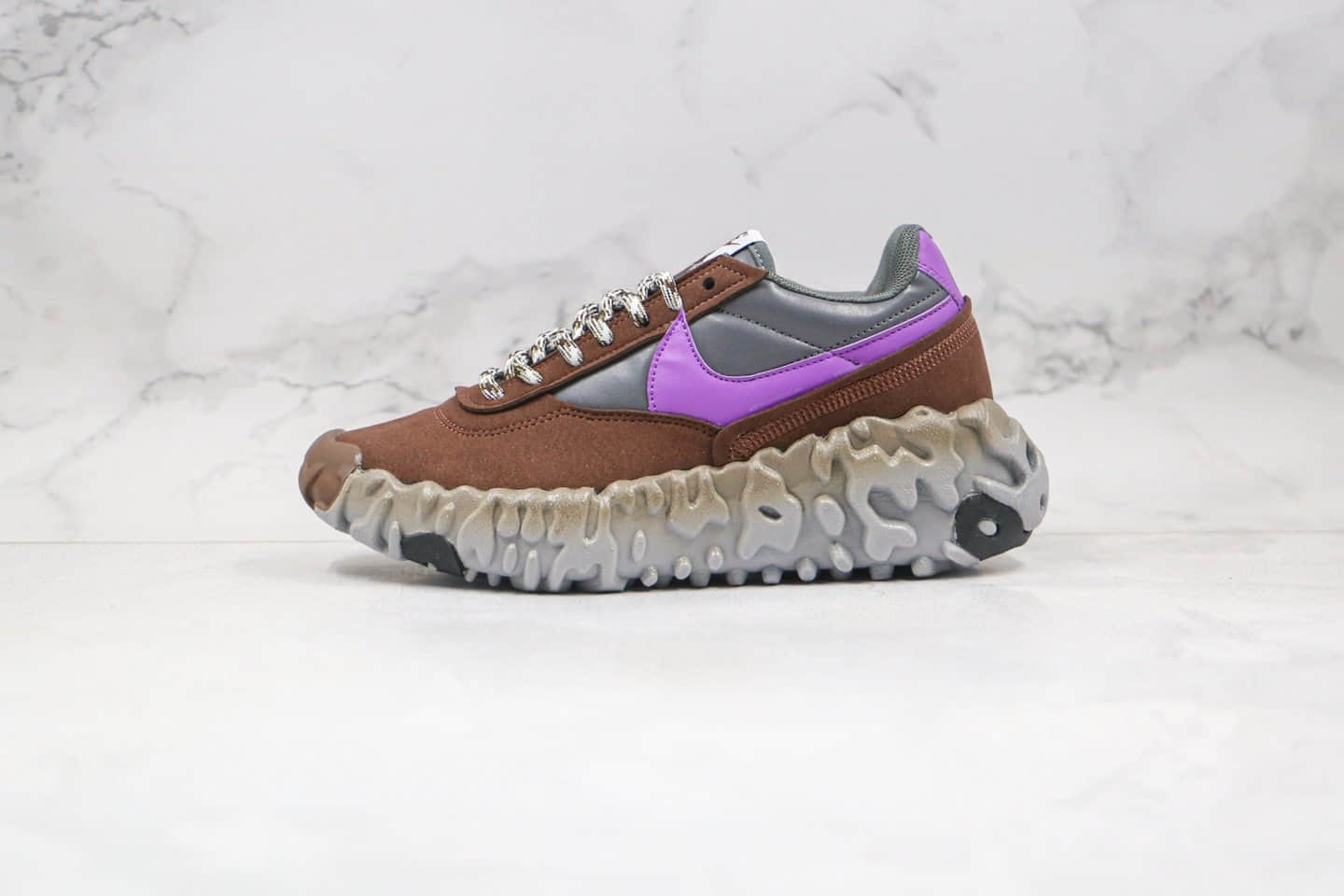 耐克Nike ISPA OverReact纯原版本瑞亚机能ISPA老爹鞋粽紫色原档案数据开发原盒原标 货号：CQ2230-005