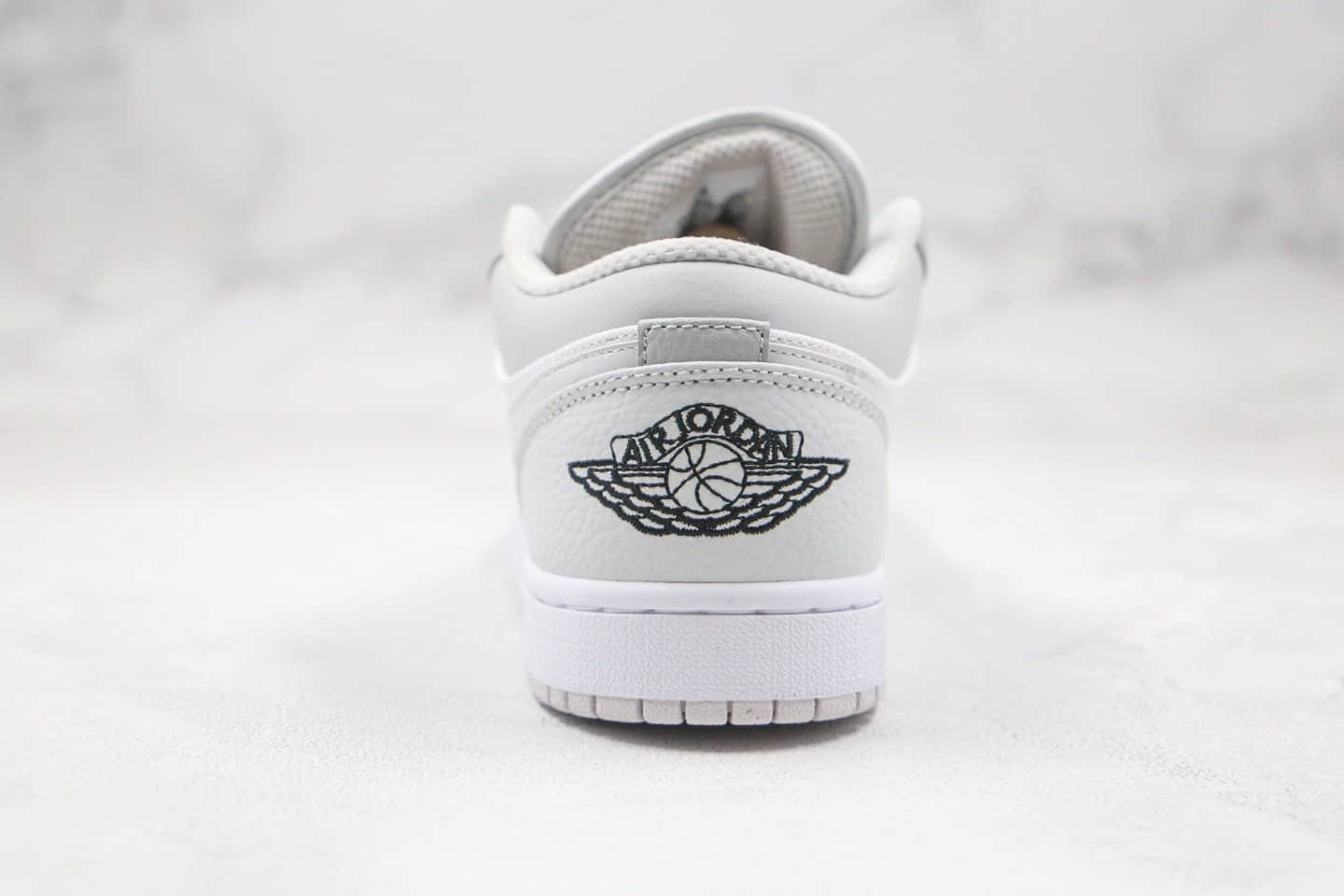 乔丹Air Jordan 1 Low White Camo纯原版本低帮AJ1迷雾迷彩浅灰色篮球鞋内置气垫 货号：DC9036-100
