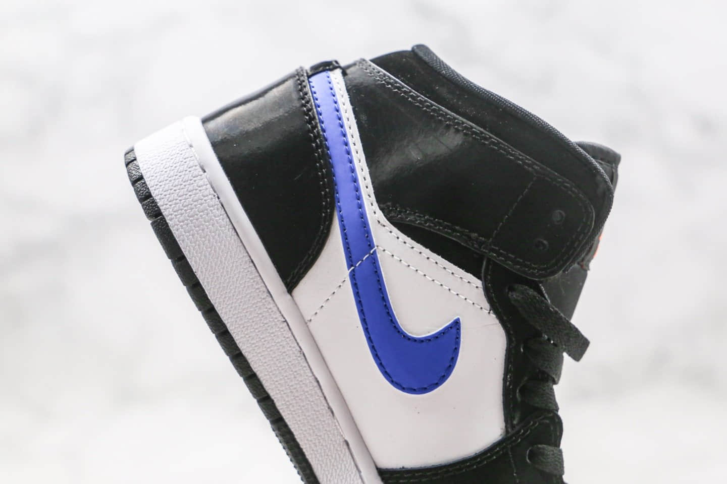 乔丹Air Jordan 1 Mid Astronomy Blue纯原版本中帮AJ1蓝白熊猫原楦头纸板打造原盒原标 货号:554725-084