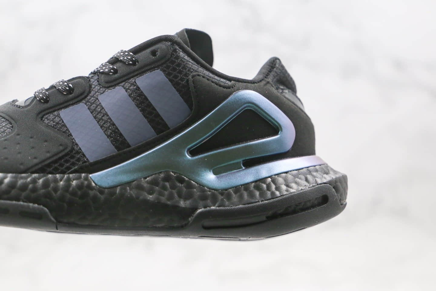 阿迪达斯Adidas Originals 2020 Day Jogger Boost 2020纯原版本三叶草夜行者二代爆米花跑鞋黑绿色原盒原标 货号:FY3015