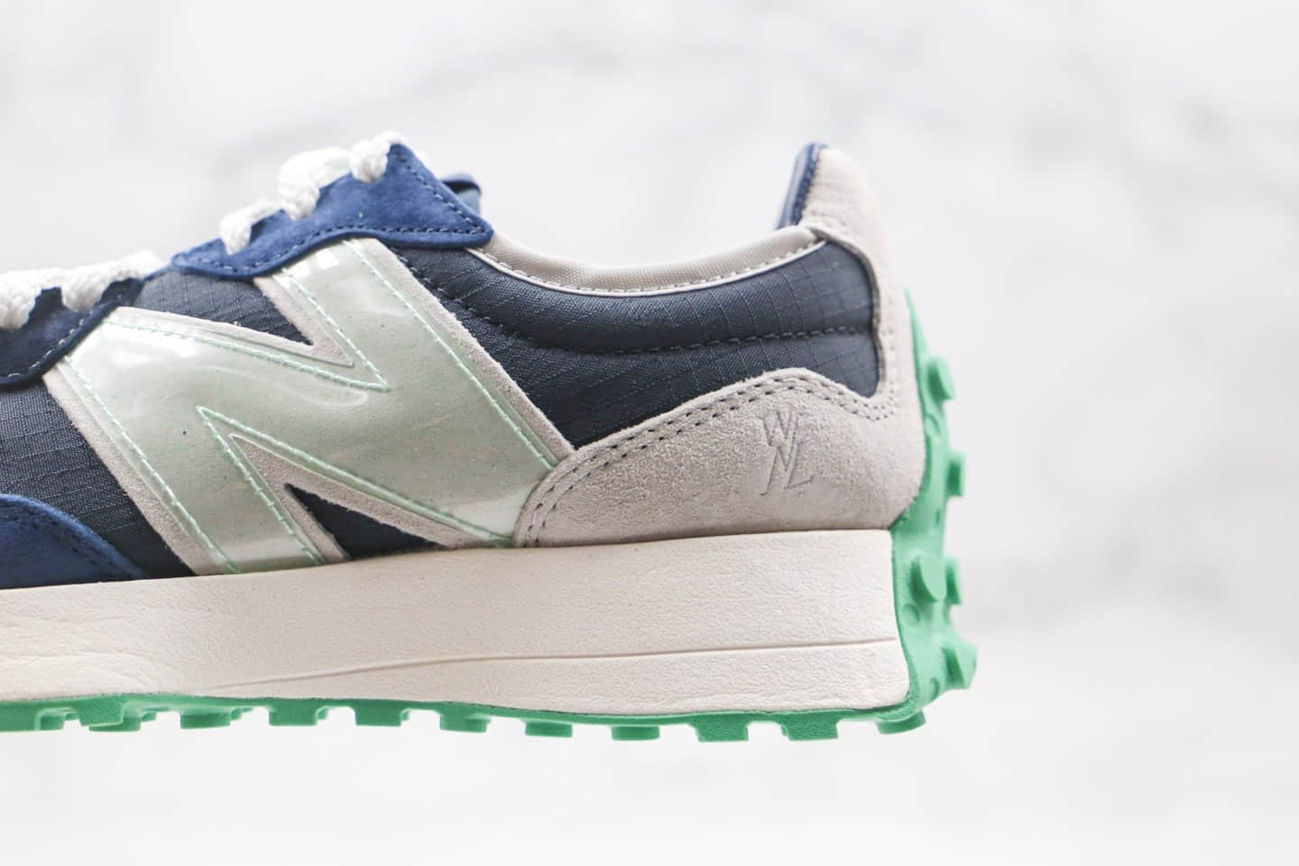 新百伦New Balance 327纯原版本复古NB327慢跑鞋灰蓝色原档案数据开发 货号:WS327WNL