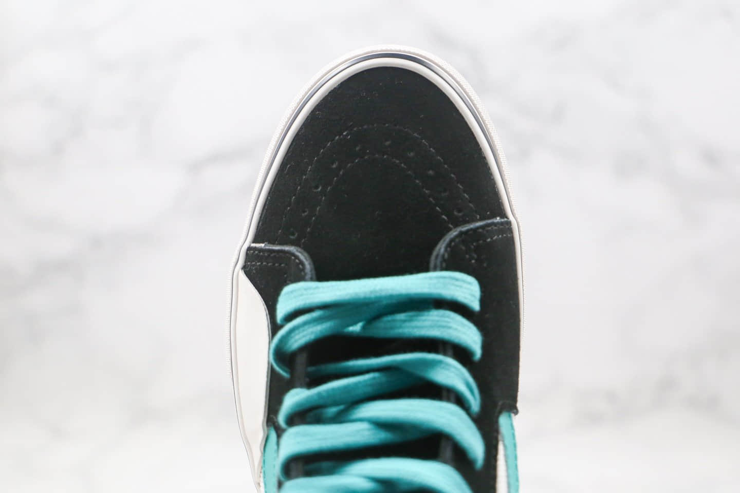 万斯VANS SK8-HI PRO FABIANA.DELFINO公司级版本高帮环保系列白黑蓝色硫化板鞋原档案数据开发 货号:VN0A45JD2MA