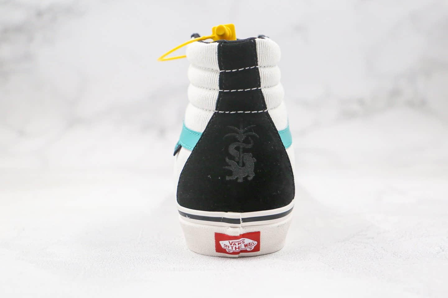 万斯VANS SK8-HI PRO FABIANA.DELFINO公司级版本高帮环保系列白黑蓝色硫化板鞋原档案数据开发 货号:VN0A45JD2MA