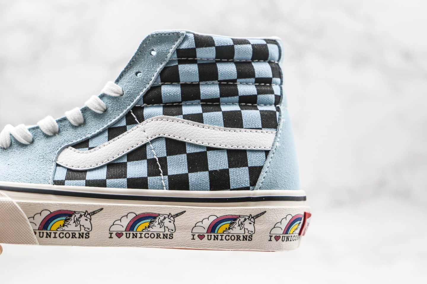 万斯Vans Sk8-Hi公司级版本高帮棋盘格子独角兽硫化板鞋原档案数据开发