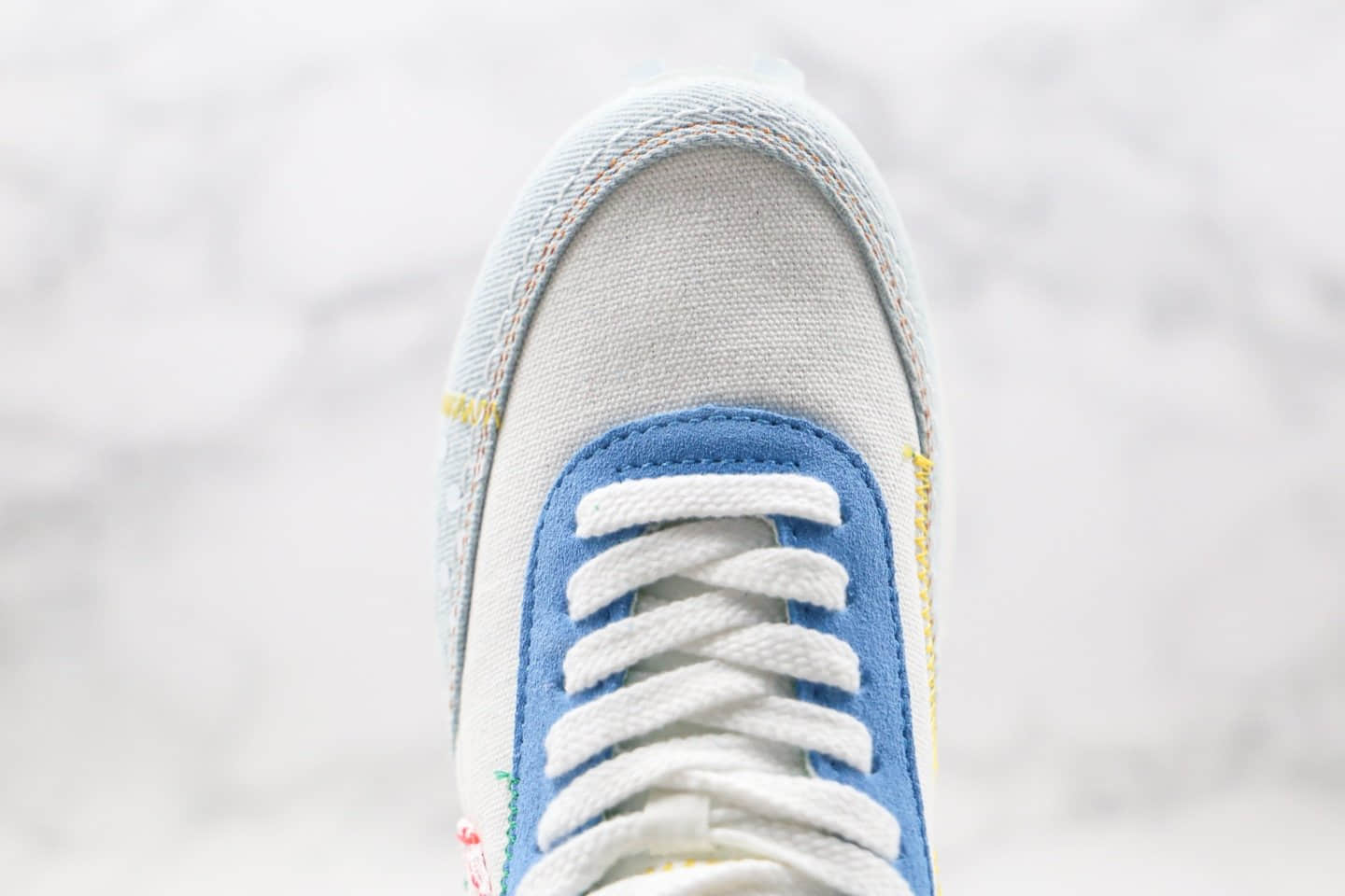 耐克NIKE Daybreak纯原版本华夫慢跑鞋波点红蓝绿色原楦头纸板打造 货号：CZ8681-167