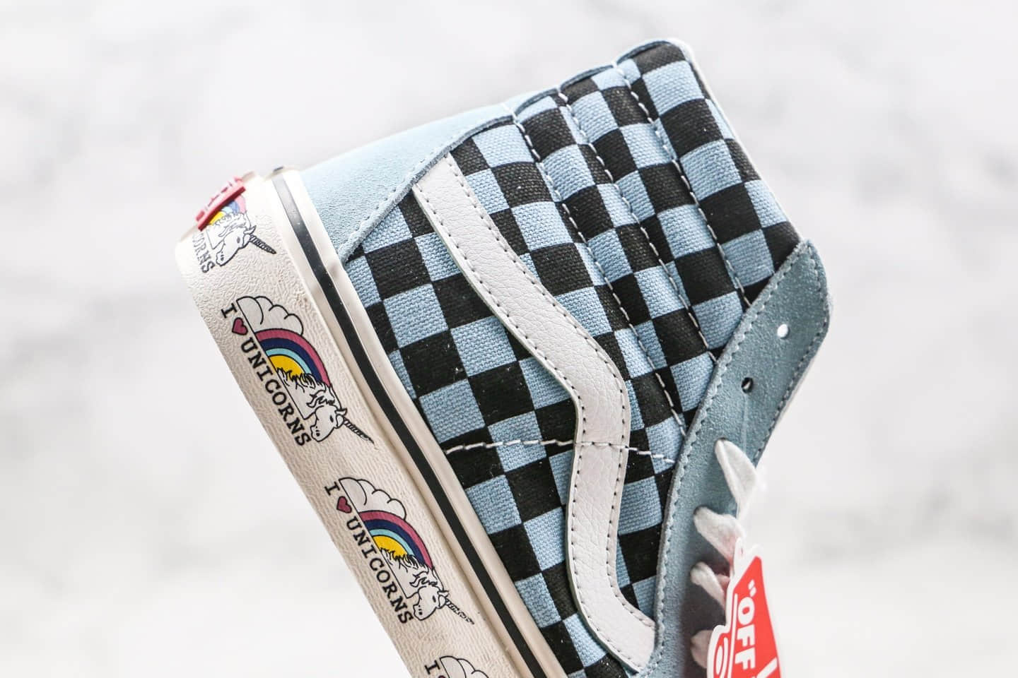 万斯Vans Sk8-Hi公司级版本高帮棋盘格子独角兽硫化板鞋原档案数据开发