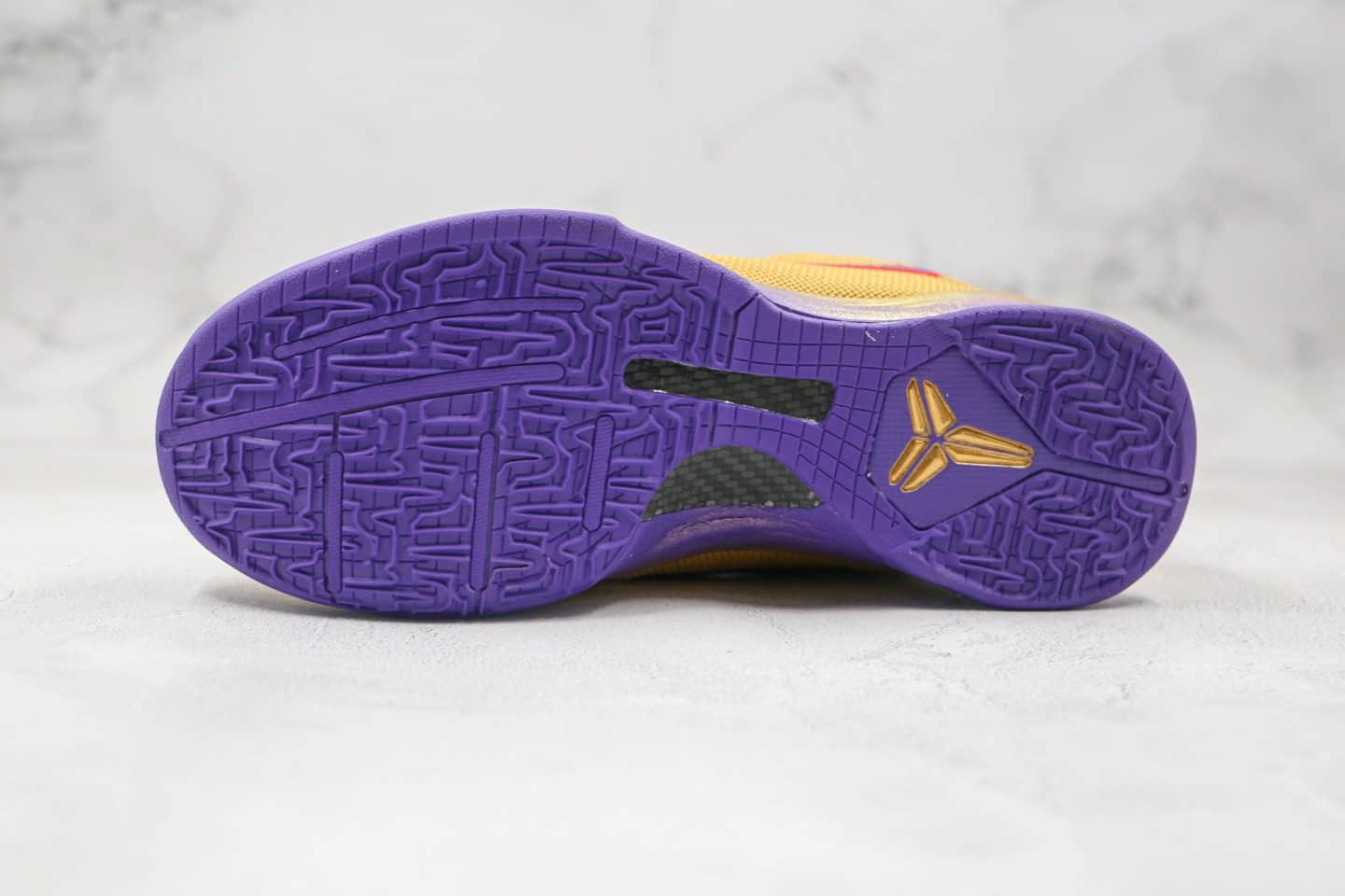 耐克Nike Zoom Kobe V Protro纯原版本科比5代金紫色篮球鞋内置碳板气垫支持实战 货号:DA6809-700
