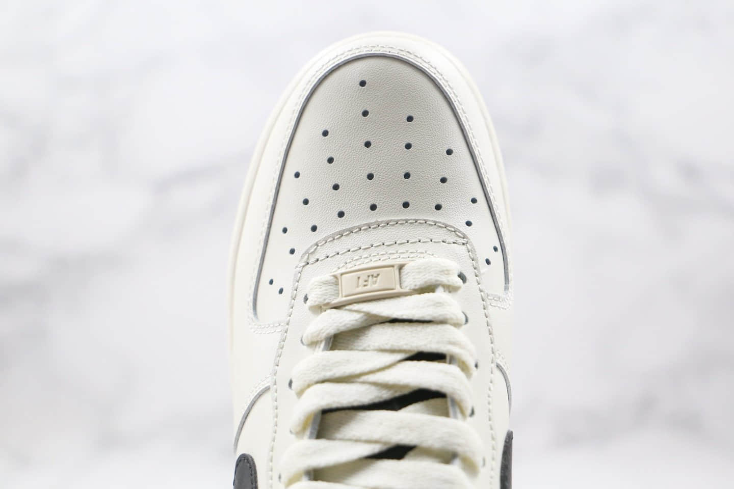 耐克Nike Air Force1 LOW'07纯原版本低帮空军一号米白黄黑色生胶板鞋原档案数据开发 货号:CT7875-998