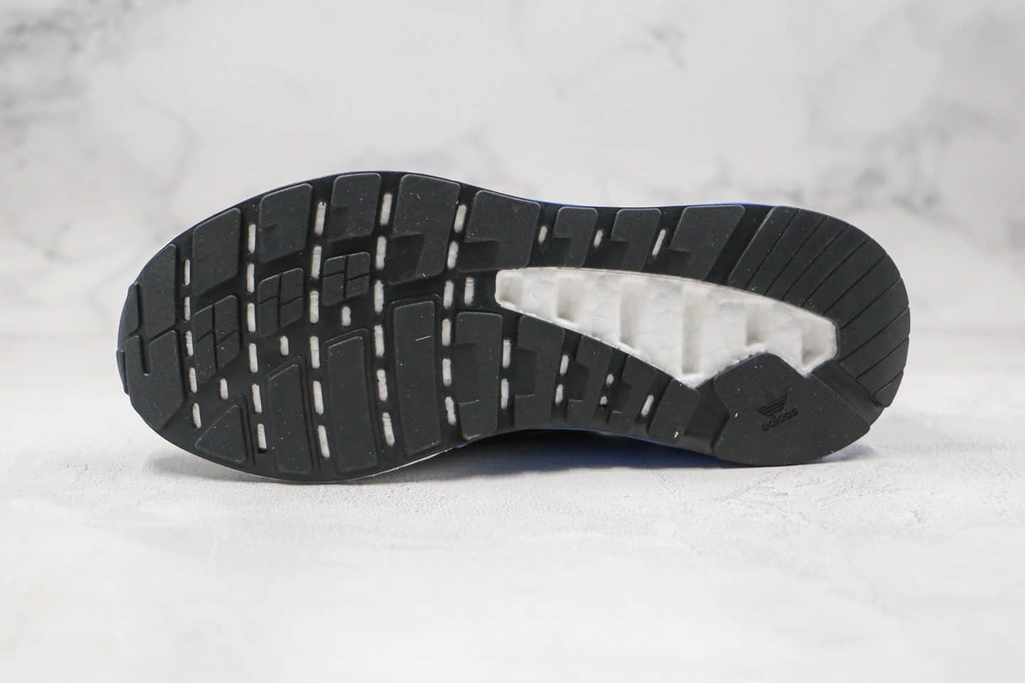 阿迪达斯Adidas Originals ZX 2K Boost纯原版本爆米花跑鞋易烊千玺同款ZX 2K黑蓝色原鞋开模一比一打造 货号:FY1458