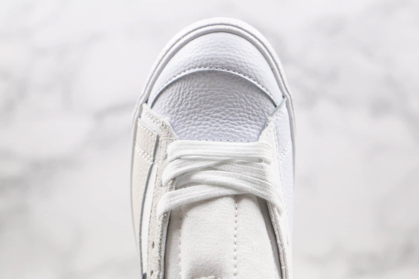 耐克Nike Blazer Mid Class 1977 x Slam Jam联名款纯原版本中帮开拓者白黑色硫化板鞋原楦头纸板打造 货号:CD8233-100