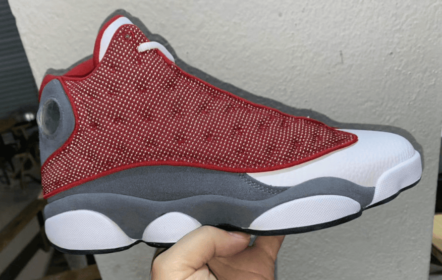 GIGI配色姐妹款?AJ13“ Red Flint”最新实物曝光! 货号:414571-600