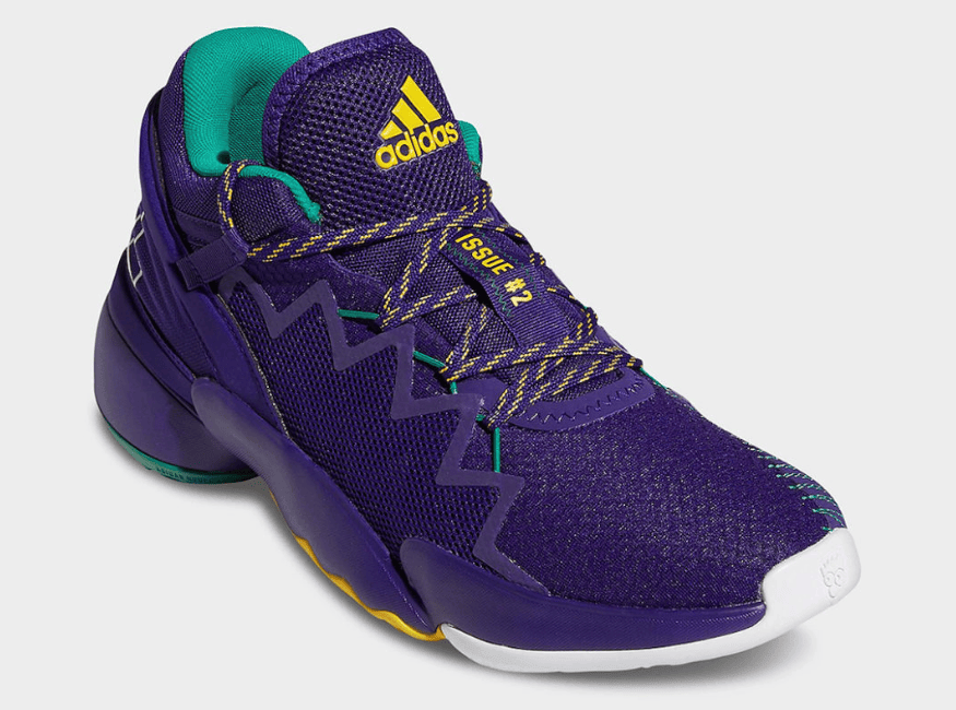 灵感源自犹他爵士队!米切尔二代战靴adidas D.O.N. ISSUE 2全新配色现已发售! 货号:FV8959