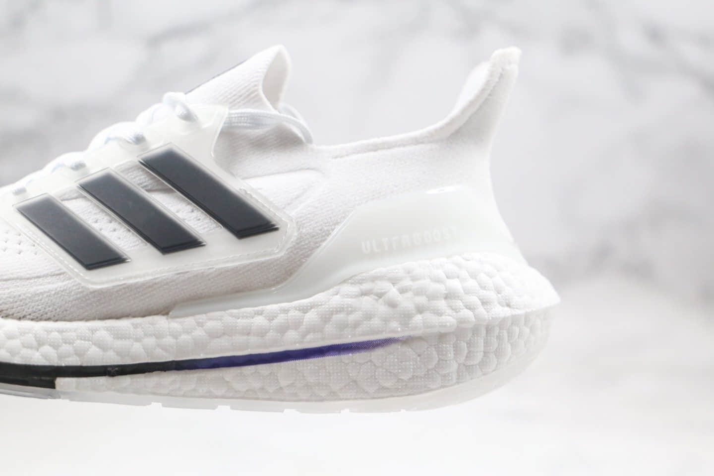 阿迪达斯adidas ultra boost 2021纯原版本爆米花跑鞋UB7.0白黑色原档案数据开发 货号:FY0837