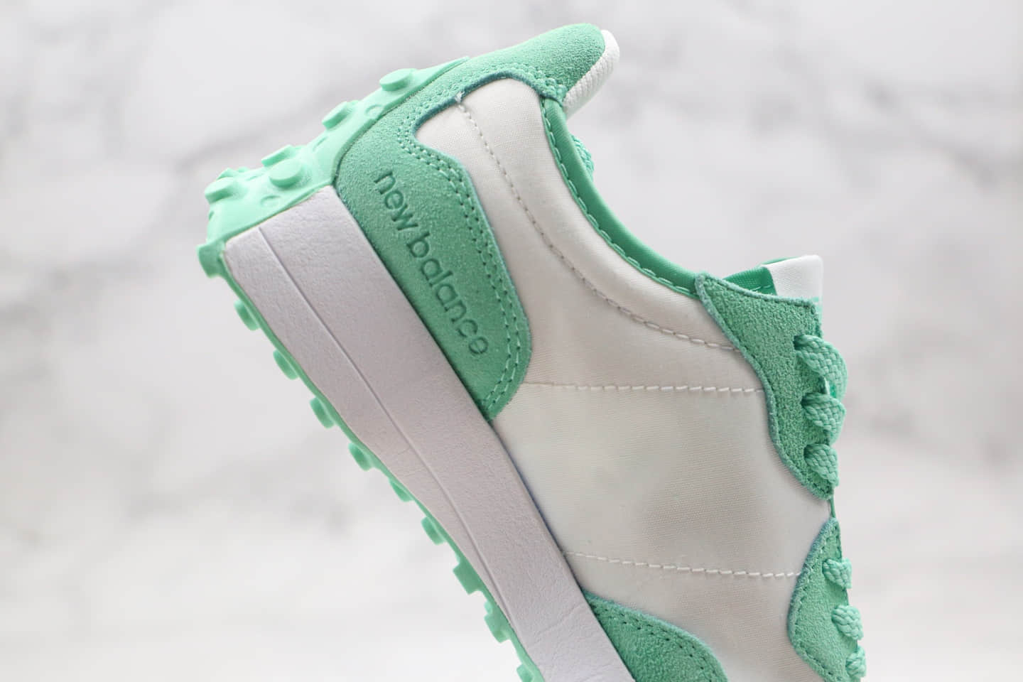 新百伦New Balance 327纯原版本复古慢跑鞋NB327灰绿色原楦头纸板打造原盒原标 货号:MS327AO1